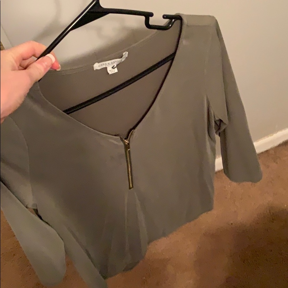 Green shirt